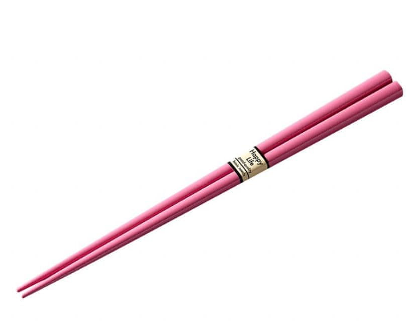 MIJ Lakované jedálne paličky Chopsticks ružové